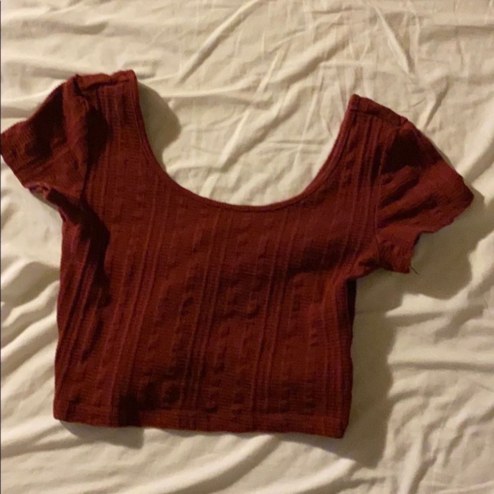 Forever 21 textured crop top